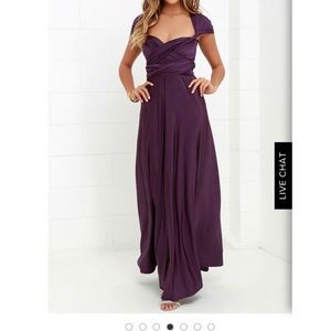 Lulus Always Stunning convertible maxi dress